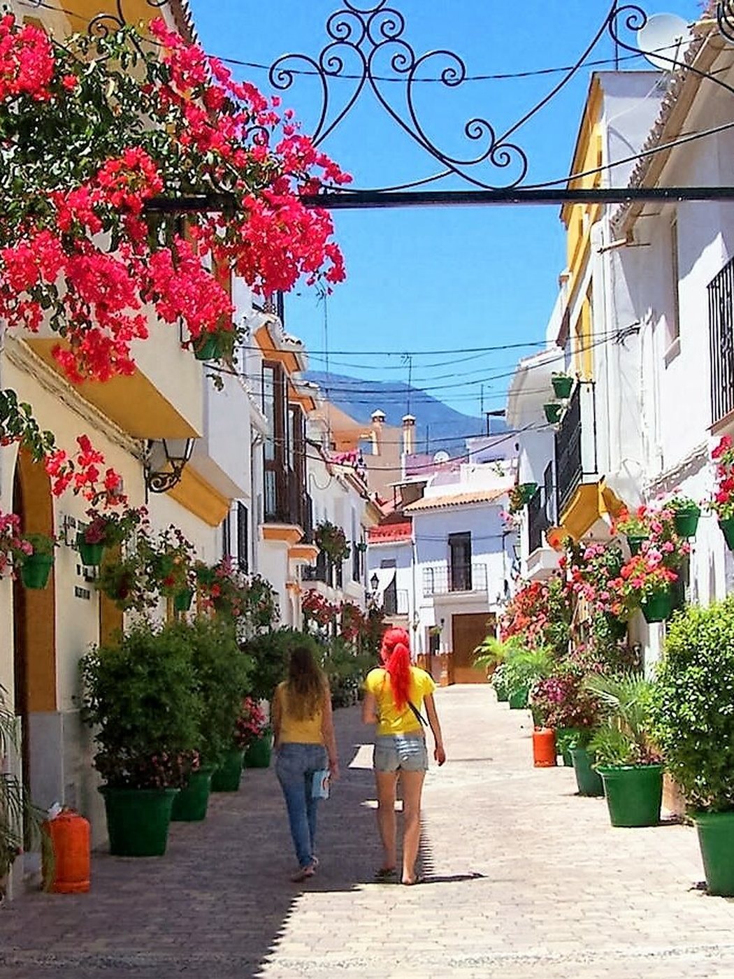 Estepona: pohled na oblast na Costa del Sol