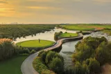 Seaside Al Zorah, Ajman: golf course among the mangroves