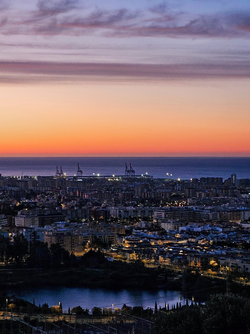 Málaga: pohľad na oblasť na Costa del Sol